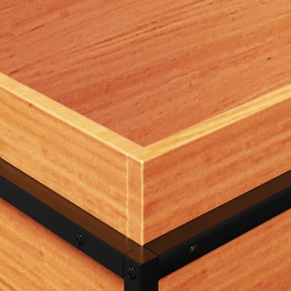 vidaXL plantekasse 60x40x50 cm massivt fyrretræ gyldenbrun