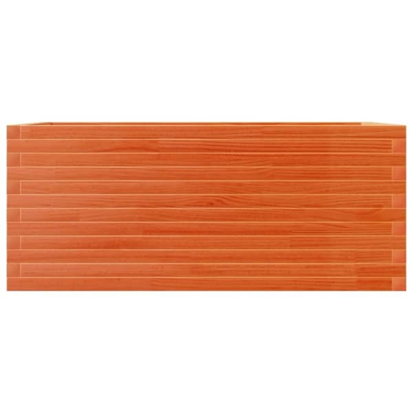 vidaXL Plantekasse voksbrun 110x60x45,5 cm heltre furu