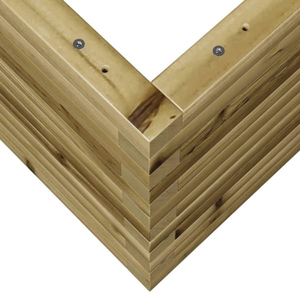 vidaXL plantekasse 90x40x45,5 cm imprægneret fyrretræ