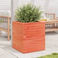 Miniatyrbilde 2 av 10: vidaXL Plantekasse voksbrun 40x40x46 cm heltre furu