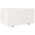 Miniatyrbilde 1 av 11: vidaXL Plantekasse hvit 90x60x49,5 cm heltre furu