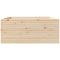 Miniatyrbild 7 av 11: vidaXL Odlingslåda 110x110x49,5 cm massivt furuträ