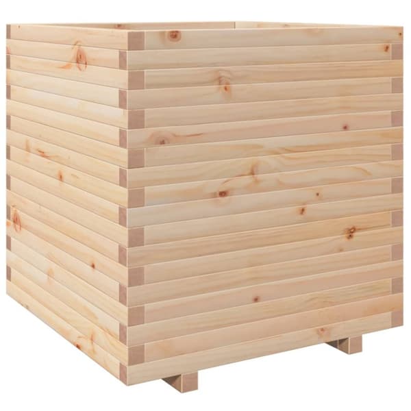 vidaXL Odlingslåda 70x70x72,5 cm massivt furuträ