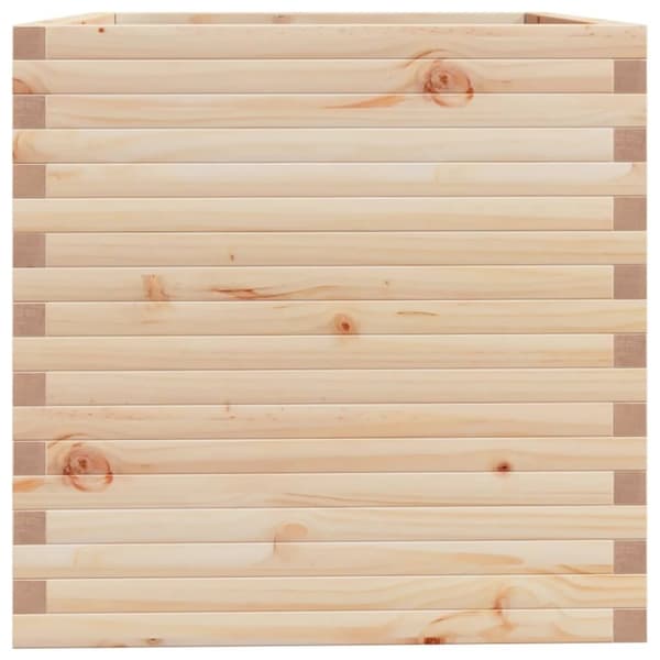 vidaXL Odlingslåda 70x70x72,5 cm massivt furuträ