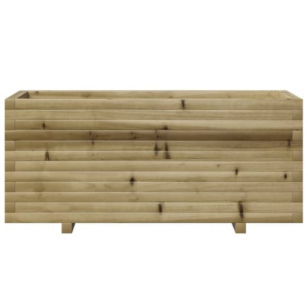 vidaXL Plantekasse 110x40x49,5 cm impregnert furu