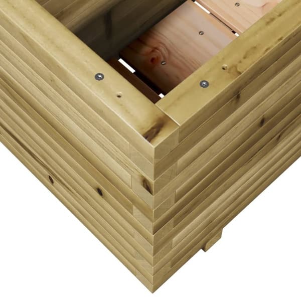 vidaXL Plantekasse 110x40x49,5 cm impregnert furu
