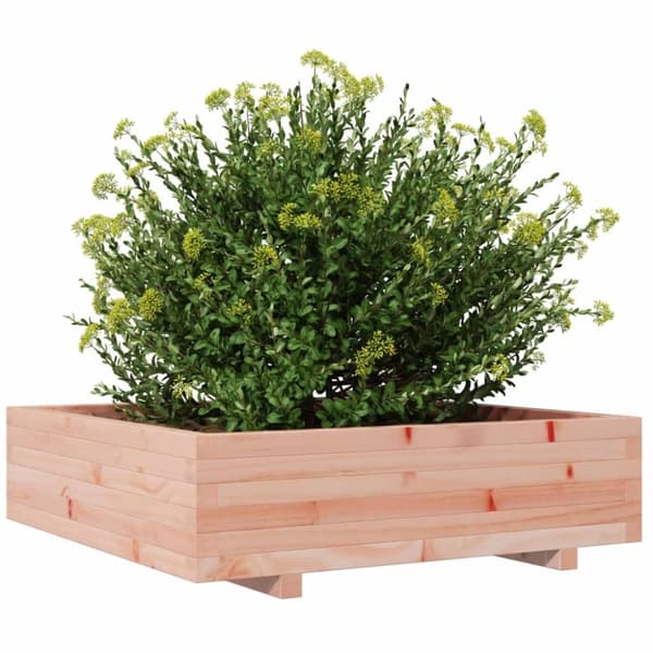 vidaXL Odlingslåda 90x90x26,5 cm massivt douglasträ