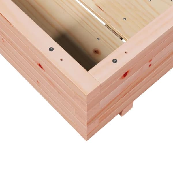 vidaXL Odlingslåda 90x90x26,5 cm massivt douglasträ