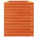 Miniatyrbilde 7 av 11: vidaXL Plantekasse voksbrun 110x40x49,5 cm heltre furu