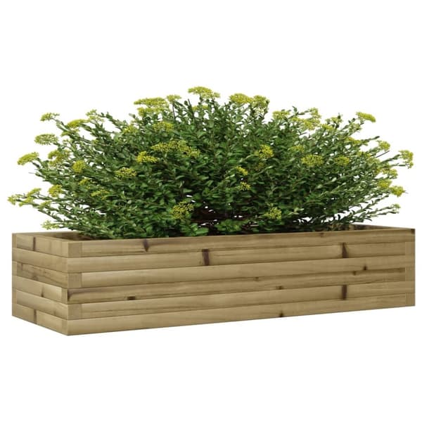 vidaXL plantekasse 110x40x23 cm imprægneret fyrretræ