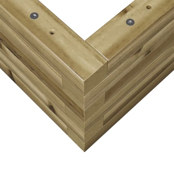 vidaXL plantekasse 110x40x23 cm imprægneret fyrretræ