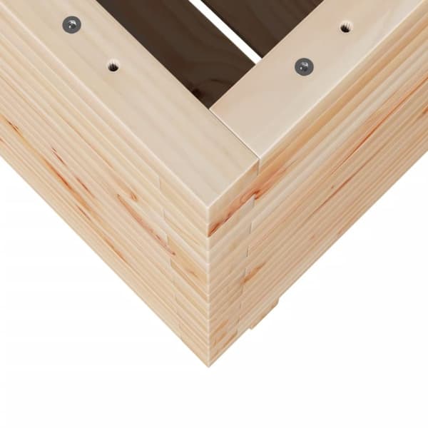 vidaXL Plantekasse 60x60x72 cm heltre furu
