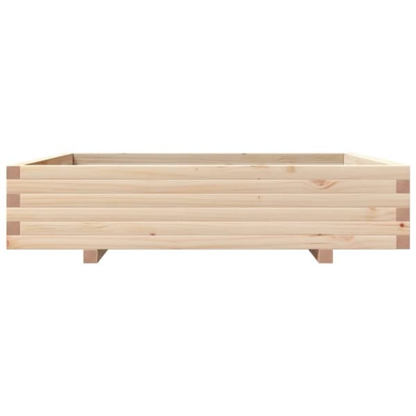 vidaXL Plantekasse 110x110x26,5 cm heltre furu