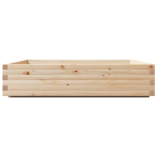 vidaXL Plantekasse 110x110x26,5 cm heltre furu