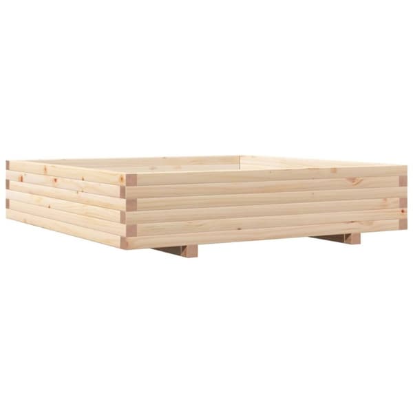 vidaXL Plantekasse 110x110x26,5 cm heltre furu