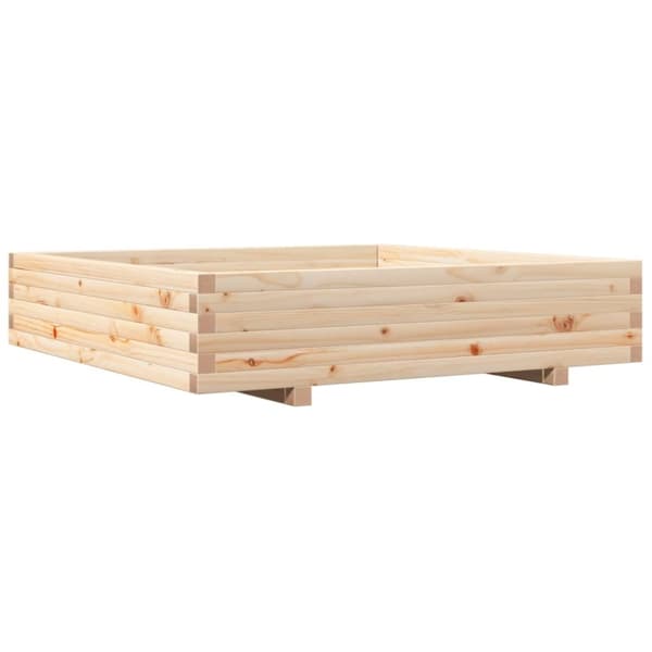 vidaXL Plantekasse 110x110x26,5 cm heltre furu