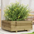 Miniatyrbilde 10 av 10: vidaXL Plantekasse 60x60x26,5 cm impregnert furu