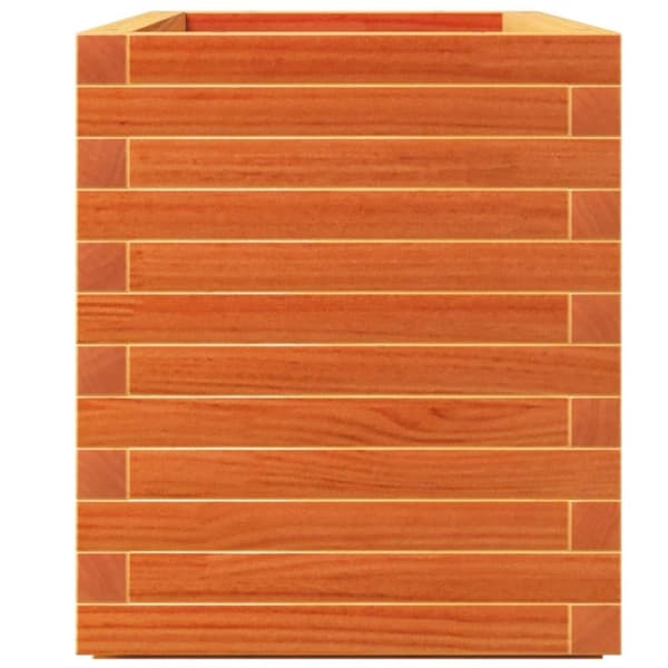 vidaXL Plantekasse voksbrun 90x40x49,5 cm heltre furu