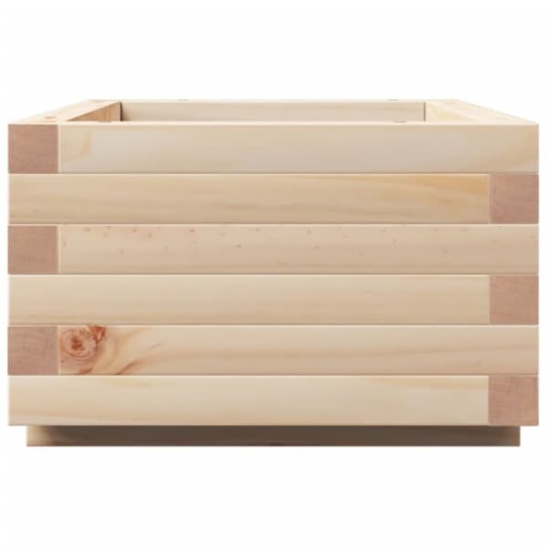 vidaXL Plantekasse 70x40x26,5 cm heltre furu