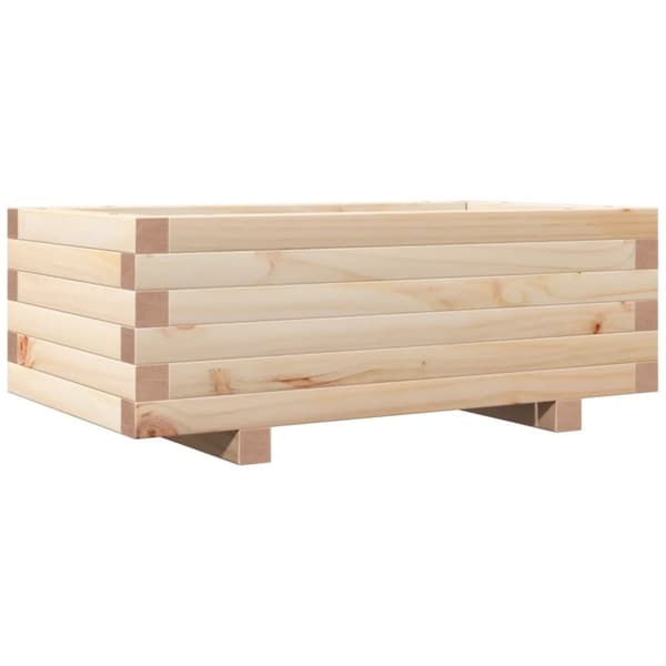 vidaXL Plantekasse 70x40x26,5 cm heltre furu