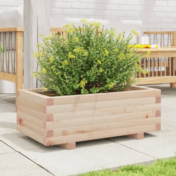 vidaXL Plantekasse 70x40x26,5 cm heltre furu