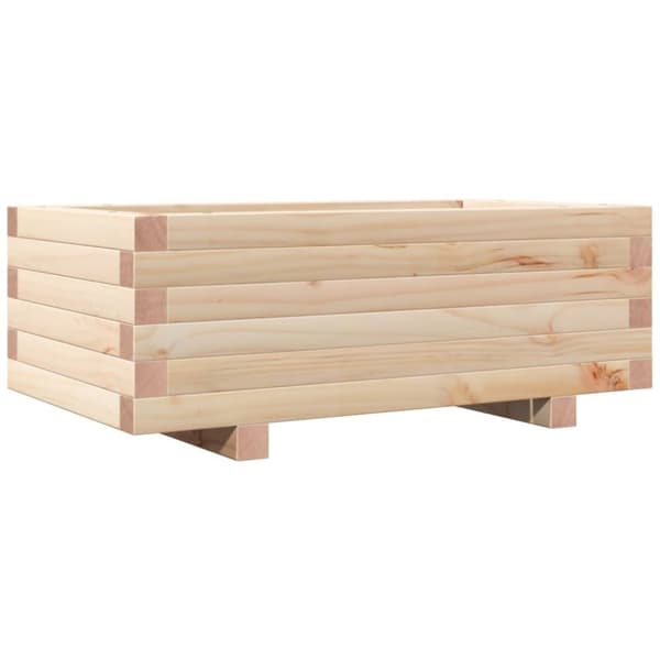 vidaXL Plantekasse 70x40x26,5 cm heltre furu