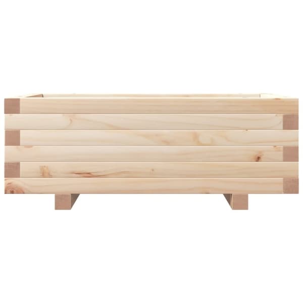 vidaXL plantekasse 70x40x26,5 cm massivt fyrretræ
