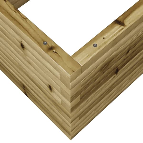 vidaXL plantekasse 110x60x45,5 cm imprægneret fyrretræ
