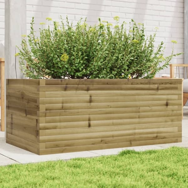 vidaXL plantekasse 110x60x45,5 cm imprægneret fyrretræ