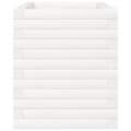 Miniatyrbilde 5 av 10: vidaXL Plantekasse hvit 70x40x45,5 cm heltre furu
