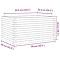 Miniatyrbilde 9 av 10: vidaXL Plantekasse 90x60x46 cm heltre douglasgran