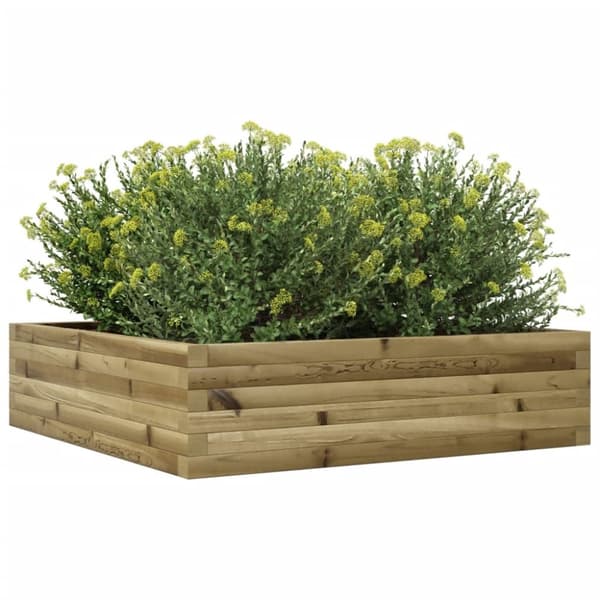 vidaXL Hageplantekasse 90x90x23 cm impregnert furu