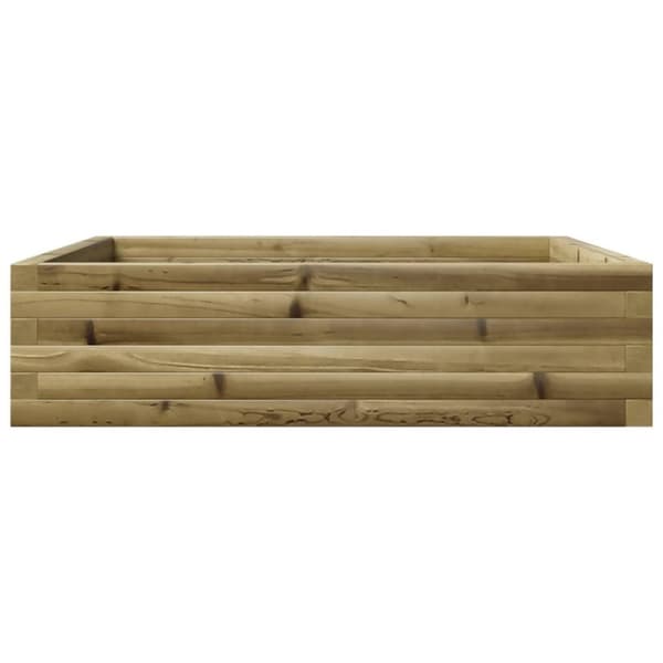 vidaXL Hageplantekasse 90x90x23 cm impregnert furu