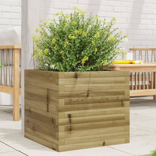 vidaXL plantekasse 50x50x45,5 cm imprægneret fyrretræ