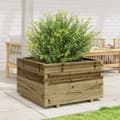 Miniatyrbillede 4 af 11: vidaXL plantekasse 80x80x49,5 cm imprægneret fyrretræ