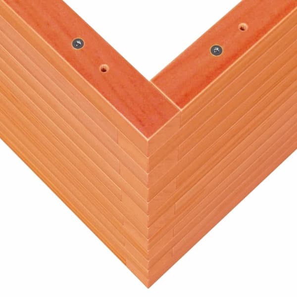 vidaXL plantekasse 90x40x45,5 cm massivt fyrretræ gyldenbrun
