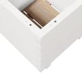 Miniatyrbillede 7 af 10: vidaXL plantekasse 50x50x49,5 cm massivt fyrretræ hvid