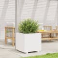 Miniatyrbillede 2 af 10: vidaXL plantekasse 50x50x49,5 cm massivt fyrretræ hvid