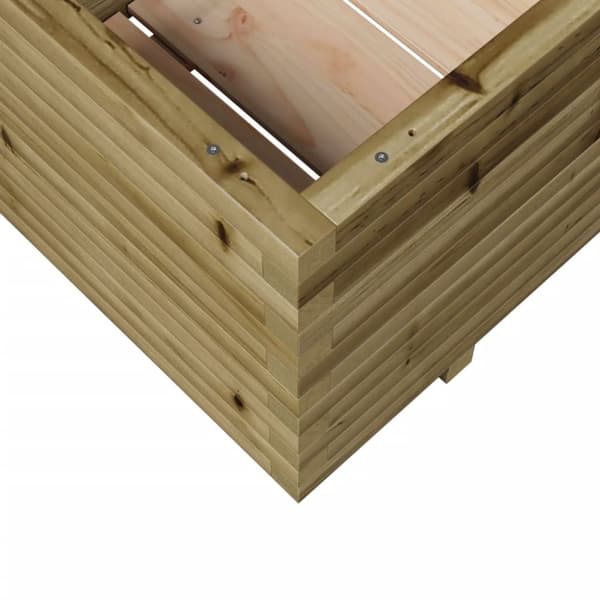 vidaXL plantekasse 110x60x49,5 cm imprægneret fyrretræ