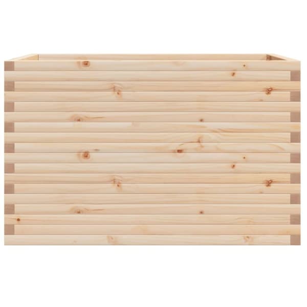 vidaXL plantekasse 110x60x68,5 cm massivt fyrretræ