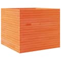 Miniatyrbilde 3 av 11: vidaXL Plantekasse voksbrun 80x80x68,5 cm heltre furu