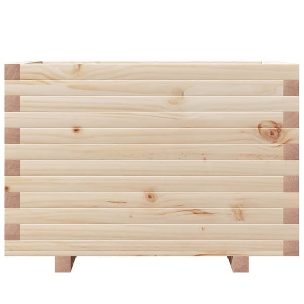vidaXL Plantekasse 70x40x49,5 cm heltre furu