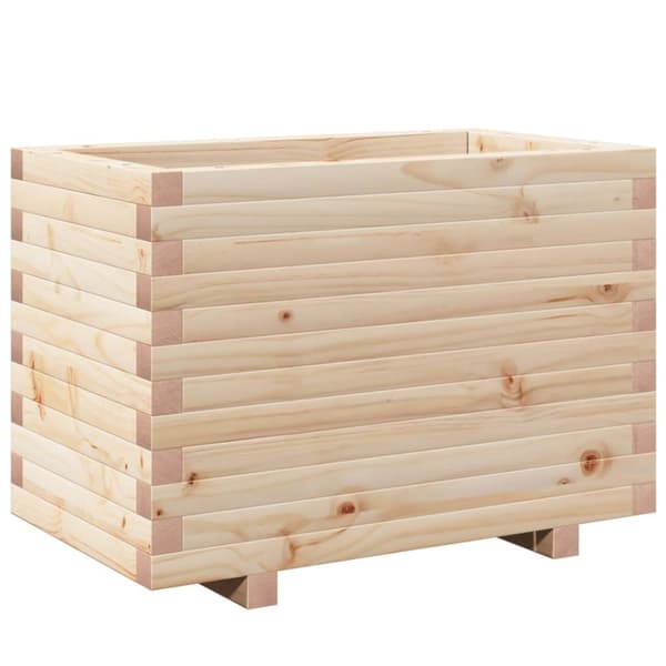 vidaXL Plantekasse 70x40x49,5 cm heltre furu