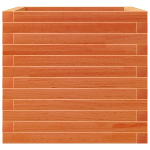 vidaXL Odlingslåda vaxbrun 50x50x45,5 cm massiv furu