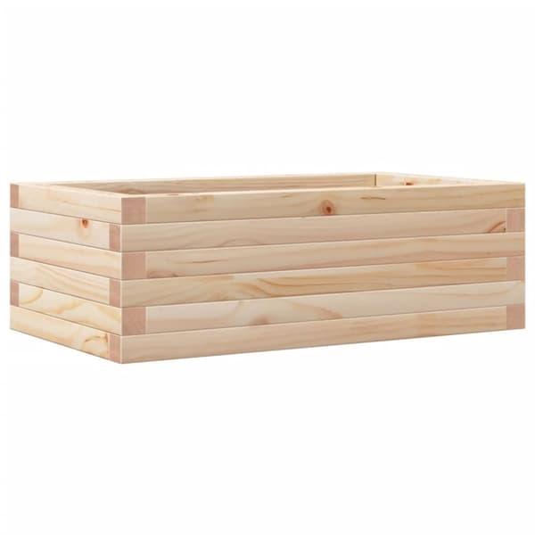 vidaXL plantekasse 70x40x23 cm massivt fyrretræ
