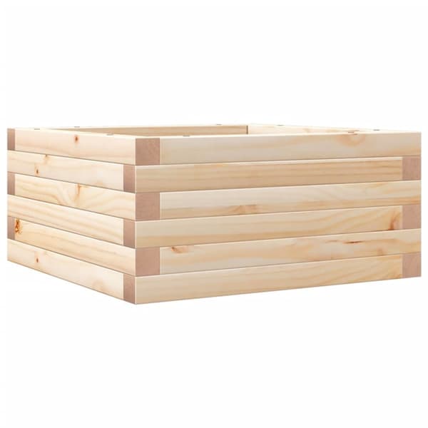 vidaXL plantekasse 50x50x23 cm massivt fyrretræ