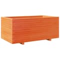 Miniatyrbilde 3 av 11: vidaXL Plantekasse voksbrun 110x60x49,5 cm heltre furu