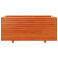 Miniatyrbilde 6 av 11: vidaXL Plantekasse voksbrun 110x60x49,5 cm heltre furu