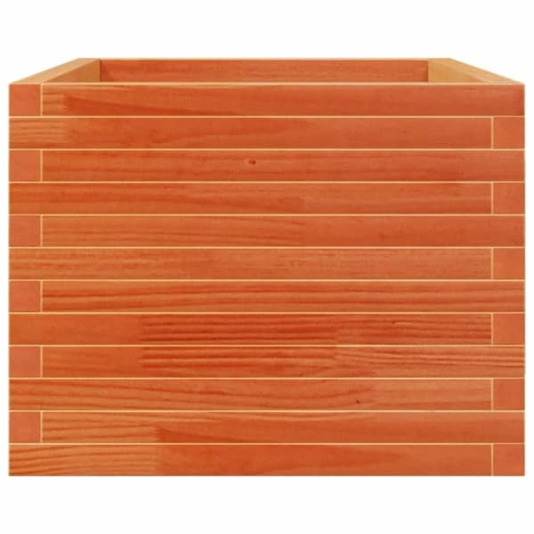 vidaXL Plantekasse voksbrun 110x60x49,5 cm heltre furu