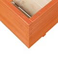 Miniatyrbilde 9 av 11: vidaXL Plantekasse voksbrun 110x60x49,5 cm heltre furu